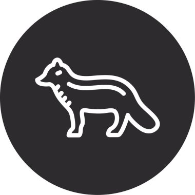 köpek simgesi vektör illüstrasyonu