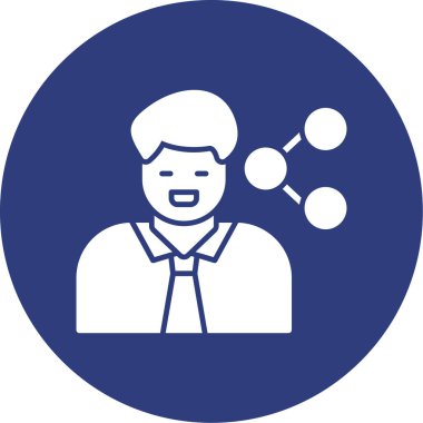 İnsan simgesinin vektör illüstrasyonu