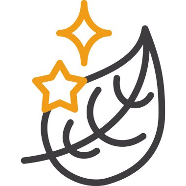 Yıldız simgesinin vektör illüstrasyonu