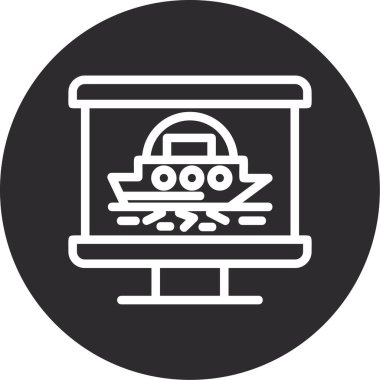 seo ve pazarlama simgesinin vektör illüstrasyonu