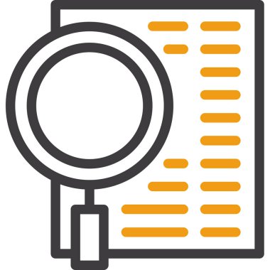 Analiz veri analiz simgesi ana hat biçiminde