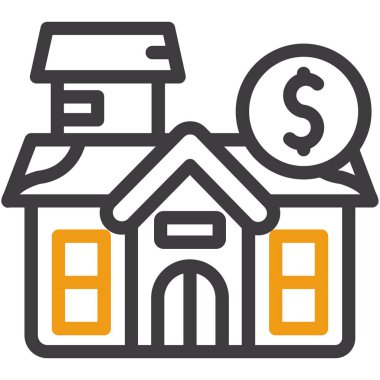 ev inşa vektör simgesi