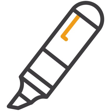 Kalem. Web simgesi basit tasarım