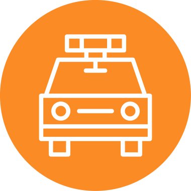 Tren simgesinin vektör illüstrasyonu