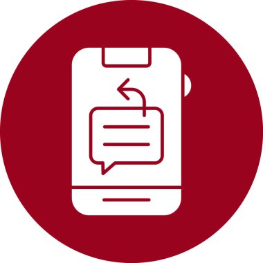 Vektör telefon simgesi illüstrasyonu