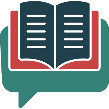 Kitap. Web simgesi basit tasarım