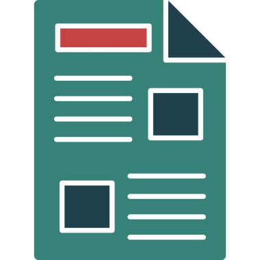 dosya belge vektör simgesi