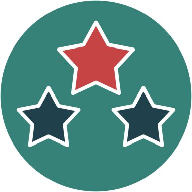 yıldız simgesi vektör illüstrasyonu