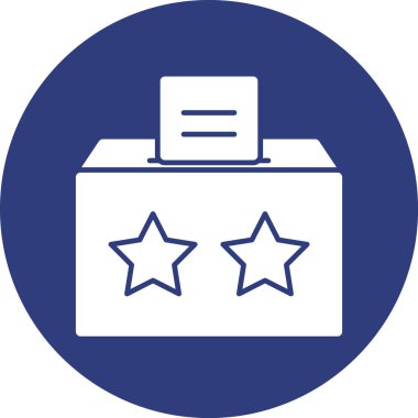 Oylama simgesi vektör çizimi