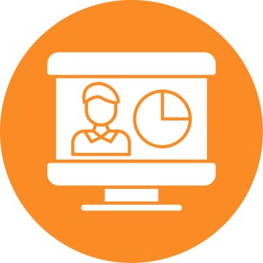 seo modern simgesinin vektör illüstrasyonu