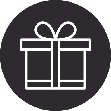 hediye simgesi vektör illüstrasyonu