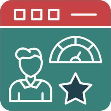 Modern eğitim ikonunun vektör illüstrasyonu