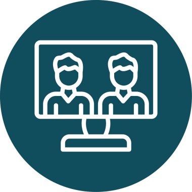 seo modern simgesinin vektör illüstrasyonu