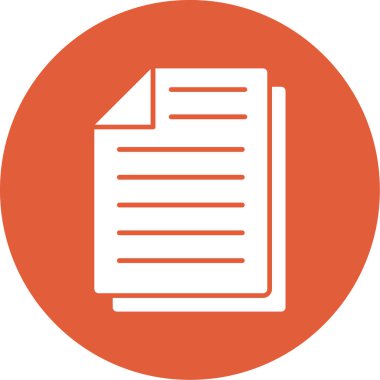 belge dosyası izole edilmiş vektör simgesi kolayca düzenlenebilir ya da değiştirilebilir