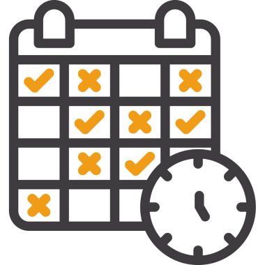 Takvim. Web simgesi basit tasarım