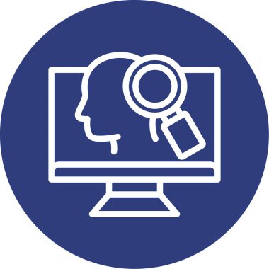 seo modern simgesinin vektör illüstrasyonu