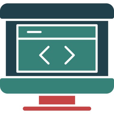 Web tasarım vektörü simgesi