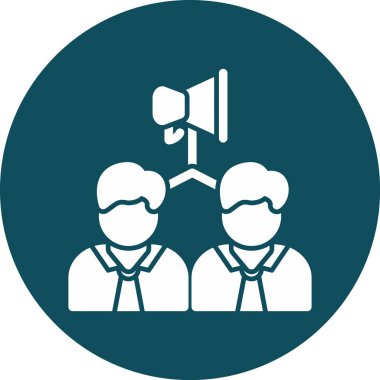 İş ve finans simgesinin vektör illüstrasyonu