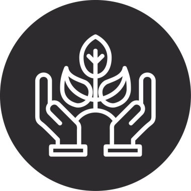 Çiçek. Web simgesi basit tasarım