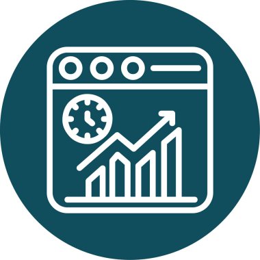 pasta grafiği dairesel simgesi simgesi