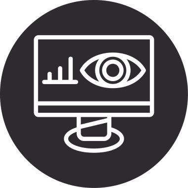 seo modern simgesinin vektör illüstrasyonu