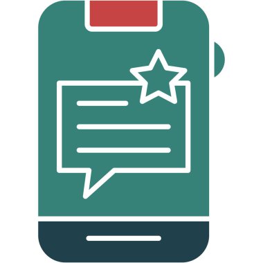 ileti ikonu vektör illüstrasyonu