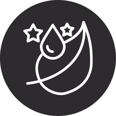 Tek bir simge tasarımının vektör illüstrasyonu