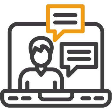 Müşteri hizmetleri ikonu. beyaz üzerinde izole edilmiş servis servis müşteri vektör rengi