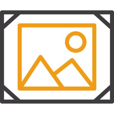 resim galerisi vektör illüstrasyonu