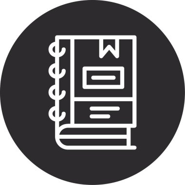 kitap simgesi vektör illüstrasyonu