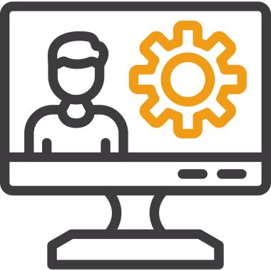 seo modern simgesinin vektör illüstrasyonu