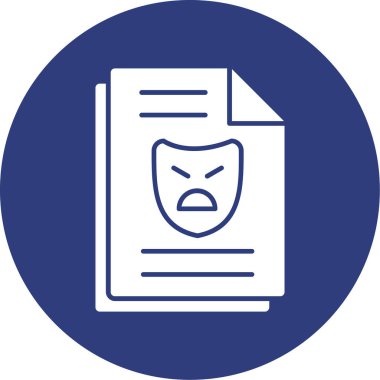 Modern bir simgenin vektör illüstrasyonu