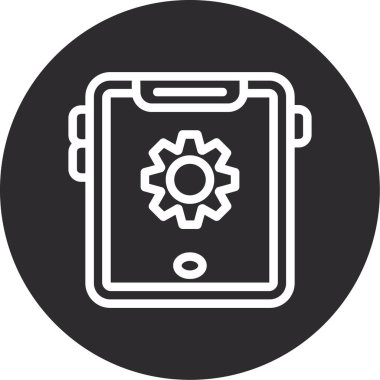 seo modern simgesinin vektör illüstrasyonu