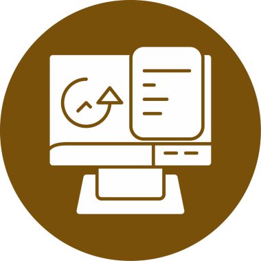 Web vektör simgesi, simge tasarımı illüstrasyonu