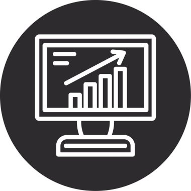 İş simgesinin vektör illüstrasyonu