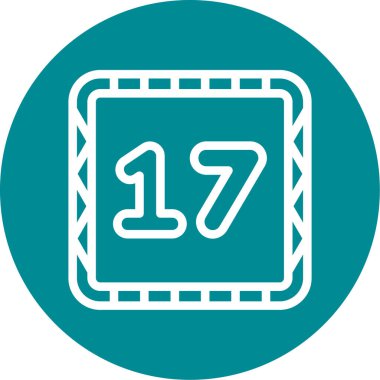 Takvim simgesi, vektör illüstrasyon tasarımı