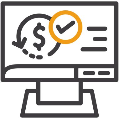 Simgeyi kontrol et. Taslak tarzı. Vektör simgesi. düz dizayn.