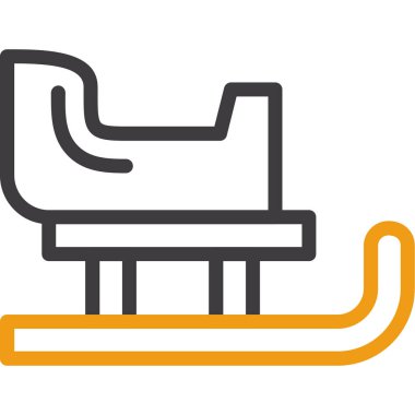 Sandalye. Web simgesi basit illüstrasyon