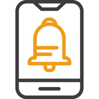 Telefon simgesi vektör illüstrasyonu