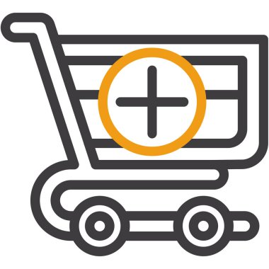 Alışveriş arabası. Basit tasarım