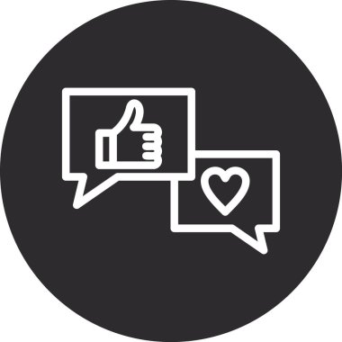 başparmak yukarı simgesi, vektör illüstrasyonu