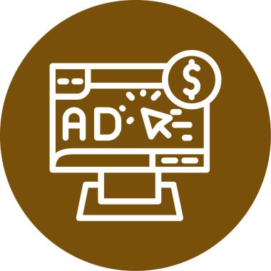 seo modern simgesinin vektör illüstrasyonu