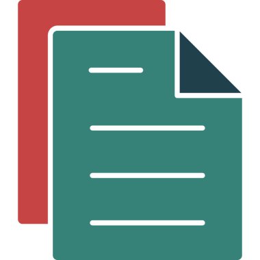 Dosya. Web simgesi basit illüstrasyon