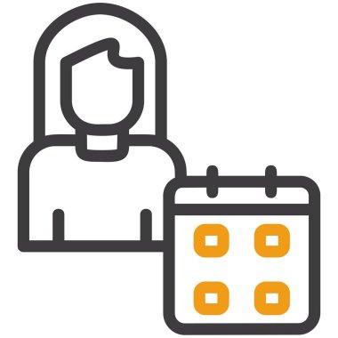 Takvim. Web simgesi basit illüstrasyon