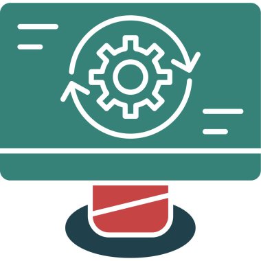 dişli vektör simgesi