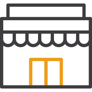 alışveriş sepeti düz simgesi, vektör, illüstrasyon