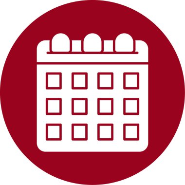 Kişisel ve ticari kullanım için tarih vektör simgesi simgesi vektör çizimi..