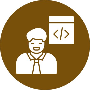 Modern simgenin vektör illüstrasyonu