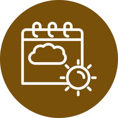 Bulut simgesi vektör illüstrasyonu