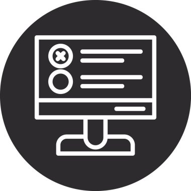 Seo simgesinin vektör illüstrasyonu